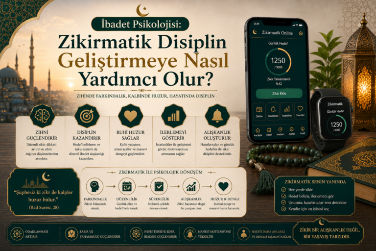 İbadet Psikolojisi: Zikirmatik Disiplin Geliştirmeye Nasıl Yardımcı Olur?