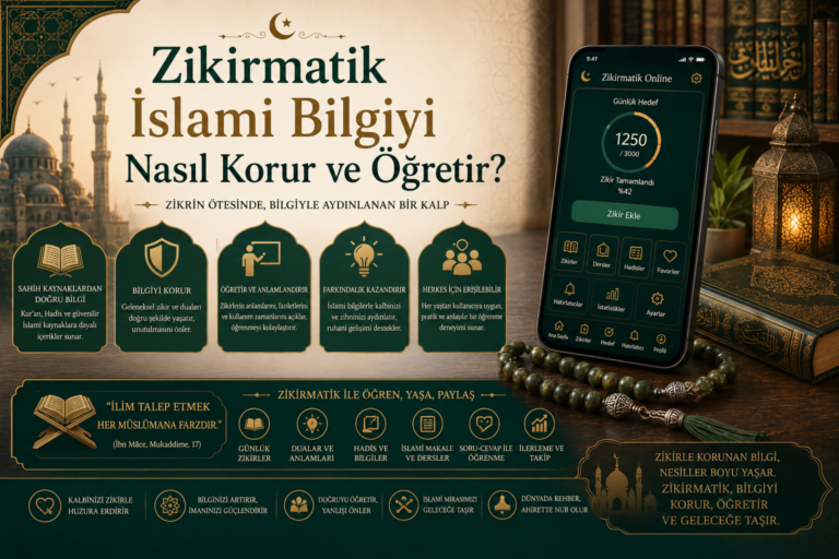 Zikirmatik İslami Bilgiyi Nasıl Korur ve Öğretir?