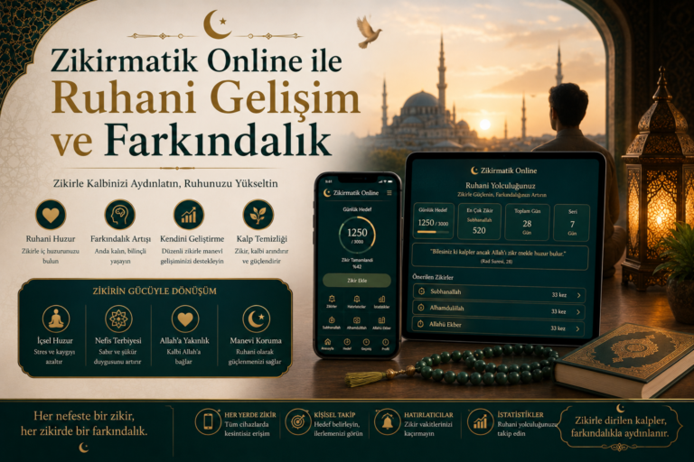 Zikirmatik Online ile Ruhani Gelişim ve Farkındalık